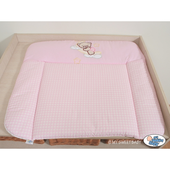 Soft Baby Changing Mat- Good night pink