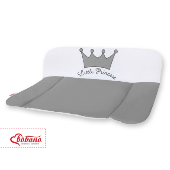 Soft Baby Changing Mat- Little Prince/Princess anthracite