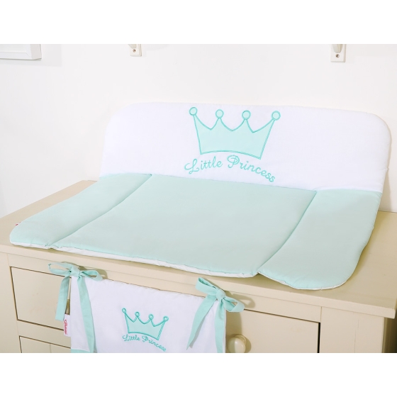 Soft Baby Changing Mat- Little Prince/Princess mint