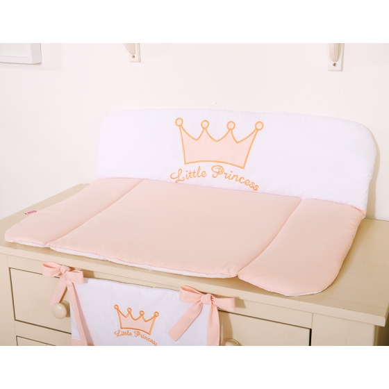 Soft Baby Changing Mat- Little Prince/Princess powder pink