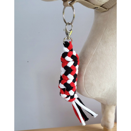 Tether for Hobby Horse made of double - red/white/black