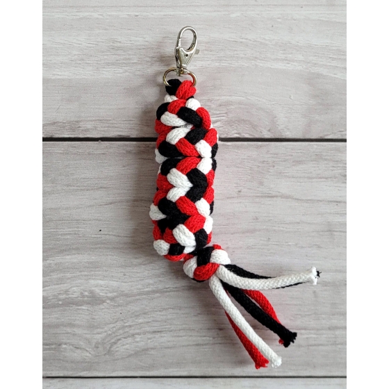 Tether for Hobby Horse made of double - red/white/black