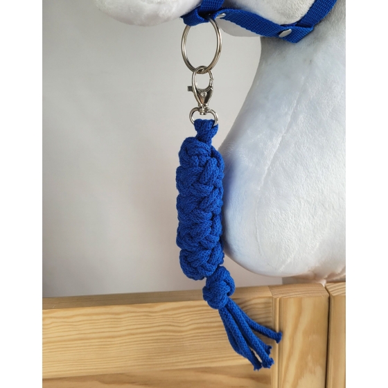 Tether for Hobby Horse made of double-twine cord - blue