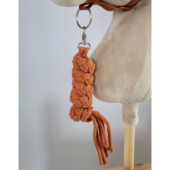 Tether for Hobby Horse made of double-twine cord - ginger