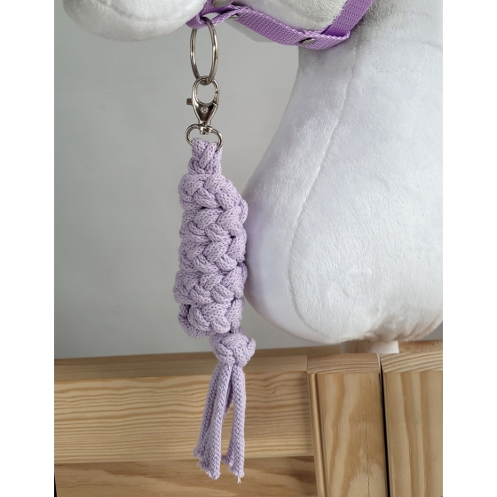 Tether for Hobby Horse made of double-twine cord - purple