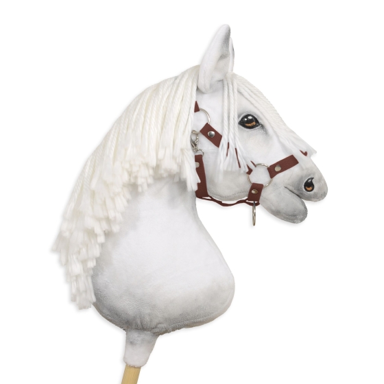 The adjustable halter for Hobby Horse A3 - brown