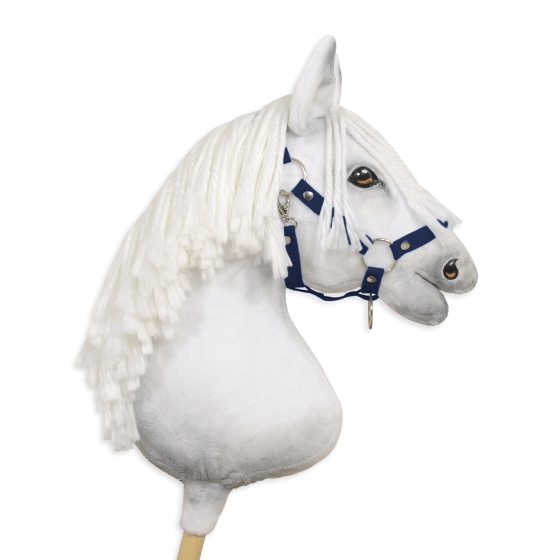 The adjustable halter for Hobby Horse A3 - denim