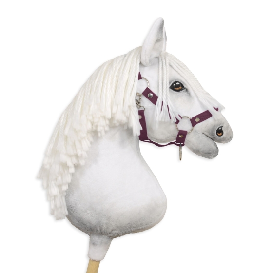 The adjustable halter for Hobby Horse A3 - plum