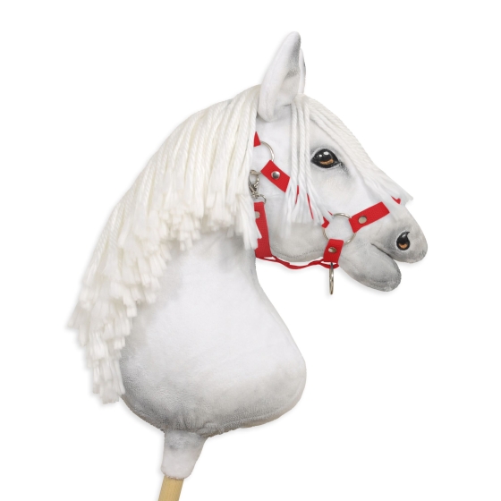 The adjustable halter for Hobby Horse A3 - red