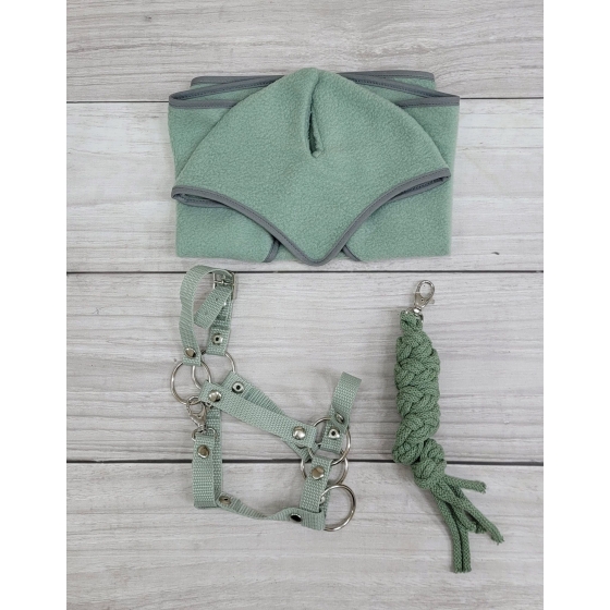 The adjustable halter for Hobby Horse A3 - sage