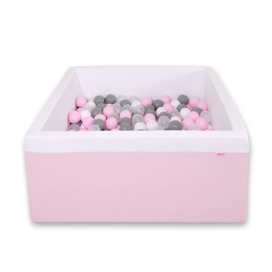 Toddler Ball-pit minky with balls 200pcs - pink