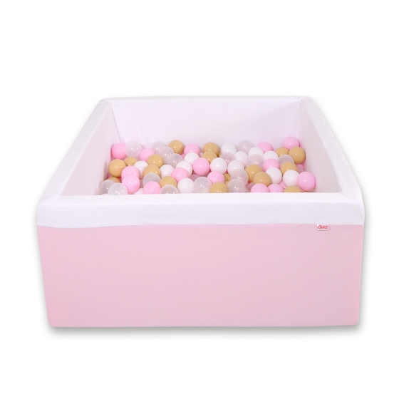 Toddler Ball-pit minky with balls 200pcs - pink