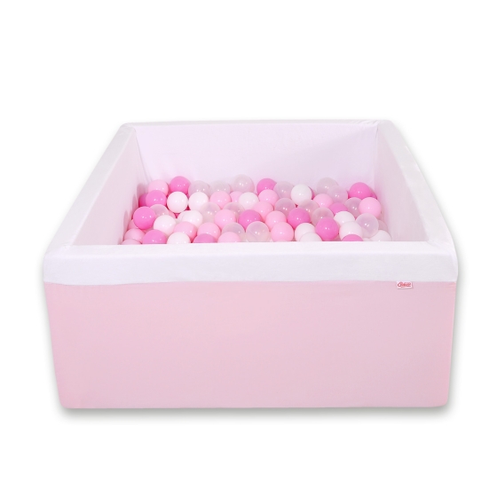 Toddler Ball-pit minky with balls 200pcs - pink
