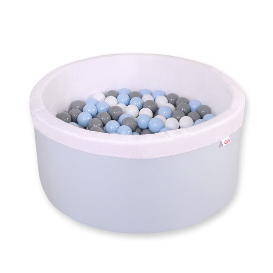 Toddlers Ball-pit minky Dry Pool with balls 200pcs - blue