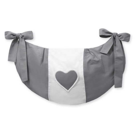 Toys bag- Hanging hearts anthracite