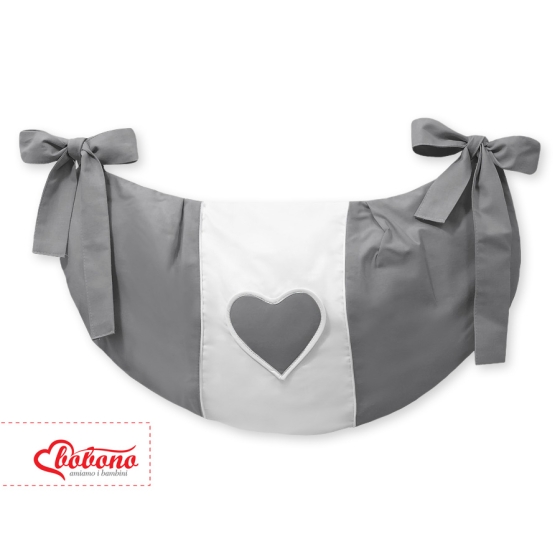 Toys bag- Hanging hearts anthracite