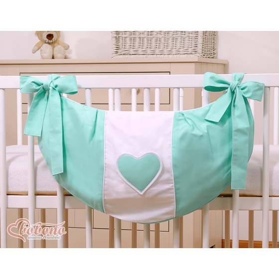 Toys bag- Hanging Hearts mint