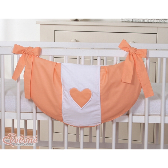 Toys bag- Hanging Hearts orange