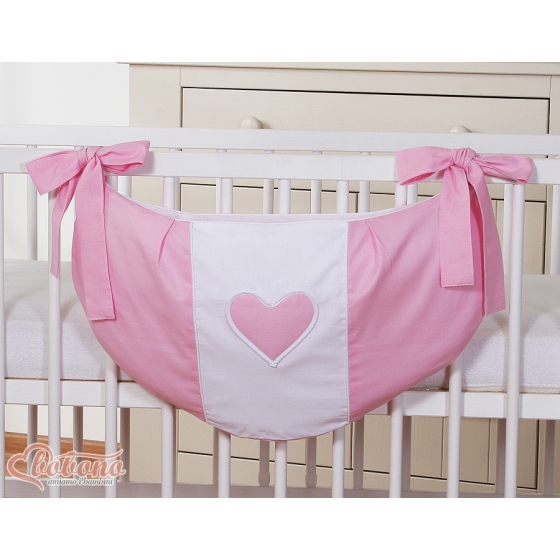 Toys bag- Hanging Hearts pink