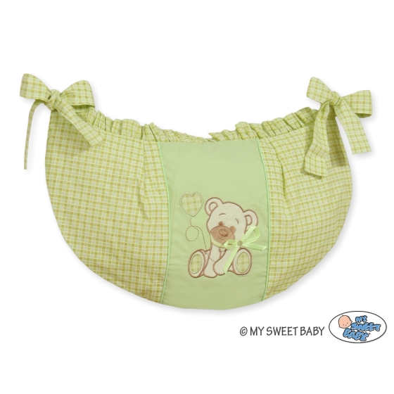 Toys bag- Teddy Bear with bow green