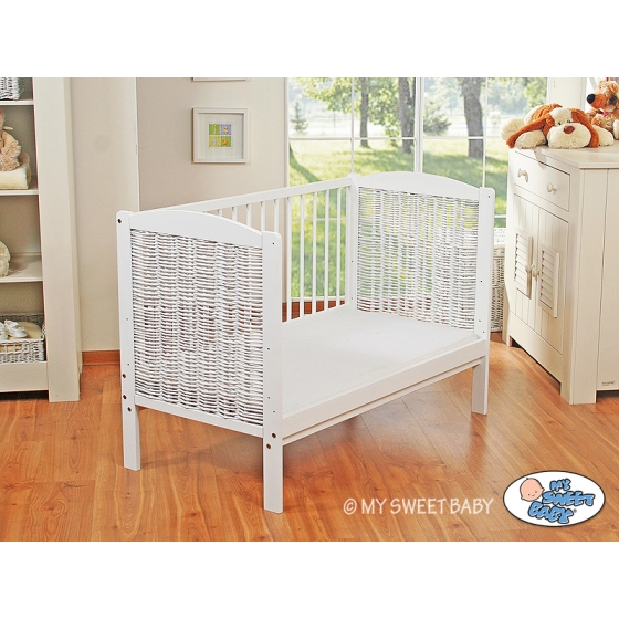 Wicker Baby cot 120x60cm no. 5007-07
