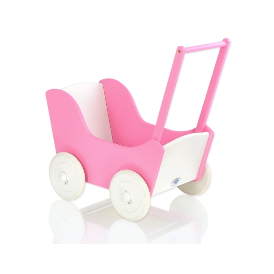 Wood Doll White Fuchsia