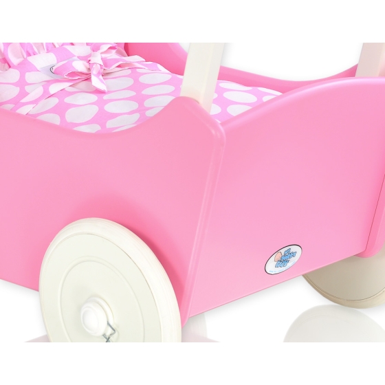 Wooden Doll Carriage Fuchsia -768